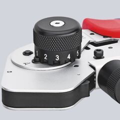  Vierdornpresszangen für gedrehte Kontakte KNIPEX 97 52 63 Vierdornpresszange für gedrehte Kontakte mit Mehrkomponenten-Hüllen verchromt 180 mm 12380759