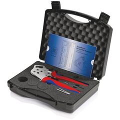  Vierdornpresszangen für gedrehte Kontakte KNIPEX 97 52 65 DG Vierdornpresszange für gedrehte Kontakte mit Mehrkomponenten-Hüllen verchromt 250 mm 12380762