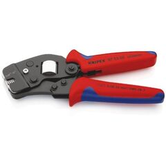  Selbsteinstellende Crimpzangen für Aderendhülsen mit Seiteneinführung KNIPEX 97 53 08 Selbsteinstellende Crimpzange für Aderendhülsen mit Fronteinführung mit Mehrkomponenten-Hüllen brüniert 190 mm 12380775