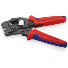  Selbsteinstellende Crimpzangen für Aderendhülsen mit Seiteneinführung KNIPEX 97 53 09 Selbsteinstellende Crimpzange für Aderendhülsen mit Fronteinführung mit Mehrkomponenten-Hüllen brüniert 190 mm 12380783