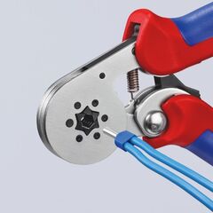  Selbsteinstellende Crimpzangen für Aderendhülsen mit Seiteneinführung KNIPEX 97 55 14 Selbsteinstellende Crimpzange für Aderendhülsen mit Seiteneinführung mit Mehrkomponenten-Hüllen verchromt 180 mm 12380777