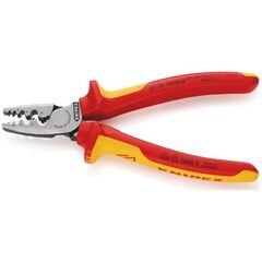  Crimpzangen Crimpzangen für Aderendhülsen mit Dorn-Crimp KNIPEX 97 78 180 Crimpzange für Aderendhülsen isoliert mit Mehrkomponenten-Hüllen, VDE-geprüft 180 mm 12380634