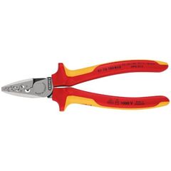  Crimpzangen Crimpzangen für Aderendhülsen mit Dorn-Crimp KNIPEX 97 78 180 Crimpzange für Aderendhülsen isoliert mit Mehrkomponenten-Hüllen, VDE-geprüft 180 mm 12380634