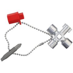 Schaltschrank-Schlüssel für gängige Schränke und Absperrsysteme KNIPEX 00 11 02 Schaltschrank-Schlüssel für gängige Schränke und Absperrsysteme 44 mm 12380308
