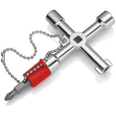  Schaltschrank-Schlüssel für gängige Schränke und Absperrsysteme KNIPEX 00 11 03 Schaltschrank-Schlüssel für gängige Schränke und Absperrsysteme 76 mm 12380307