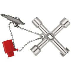  Schaltschrank-Schlüssel für gängige Schränke und Absperrsysteme KNIPEX 00 11 03 Schaltschrank-Schlüssel für gängige Schränke und Absperrsysteme 76 mm 12380307