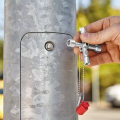  Schaltschrank-Schlüssel für gängige Schränke und Absperrsysteme KNIPEX 00 11 03 Schaltschrank-Schlüssel für gängige Schränke und Absperrsysteme 76 mm 12380307