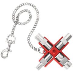  Universal-Schlüssel für gängige Schränke und Absperrsysteme KNIPEX 00 11 06 Universal-Schlüssel für gängige Schränke und Absperrsysteme 90 mm 12380310