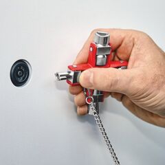  Universal-Schlüssel für gängige Schränke und Absperrsysteme KNIPEX 00 11 06 Universal-Schlüssel für gängige Schränke und Absperrsysteme 90 mm 12380310