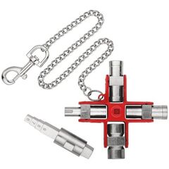  Universal-Schlüssel "Bau" für gängige Schränke und Absperrsysteme KNIPEX 00 11 06 V01 Universal-Schlüssel "Bau" für gängige Schränke und Absperrsysteme 90 mm 12380311