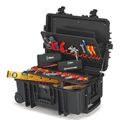  Werkzeugkoffer "Robust45 Move" Elektro leer mit integrierten Rollen und Teleskopgriff KNIPEX 00 21 37 Werkzeugkoffer "Robust45 Move" Elektro 12380992