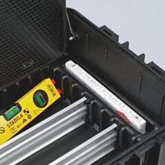  Werkzeugkoffer "Robust45 Move" Elektro leer mit integrierten Rollen und Teleskopgriff KNIPEX 00 21 37 LE Werkzeugkoffer "Robust45 Move" leer 12380993