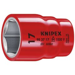  Steckschlüsseleinsätze für Innensechskantschrauben mit Innenvierkant 3/8" oder 1/2" KNIPEX 98 37 13 Steckschlüsseleinsatz für Sechskantschrauben mit Innenvierkant 3/8" 45 mm 12381341
