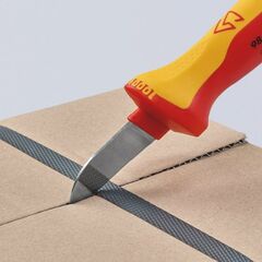  Isolierte Werkzeuge Kabelmesser KNIPEX 98 52 Kabelmesser isolierender Mehrkomponenten-Griff, VDE-geprüft 190 mm 12381460