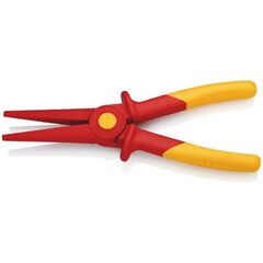  Flachrundzange aus Kunststoff isolierend KNIPEX 98 62 02 Flachrundzange aus Kunststoff isolierend mit Weichkunststoff-Zone für sicheren Halt Kunststoff 220 mm 12381454