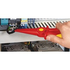  Flachrundzange aus Kunststoff isolierend KNIPEX 98 62 02 Flachrundzange aus Kunststoff isolierend mit Weichkunststoff-Zone für sicheren Halt Kunststoff 220 mm 12381454