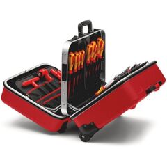  Werkzeugkoffer "BIG Twin Move RED" Elektro Kompetenz KNIPEX 98 99 15 Werkzeugkoffer "BIG Twin Move RED" Elektro Kompetenz 12381002