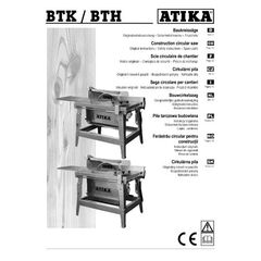  Atika Baukreissägen Atika Baukreissäge BTH 400 400V 12367562