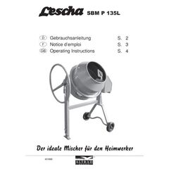  Lescha Betonmischer Lescha Betonmischer SBM P165 L 230V 12382070