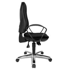  Drehstühle Office Drehstuhl mit Armlehnen, schwarz 12405773