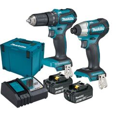 Akkuwerkzeuge Werkzeug-Sets Makita Akku-Set 18V, Art.Nr. DLX2221JX2 12424368