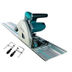  Elektrowerkzeuge Handkreissägen Makita Tauchsäge+FS+Zwingen 12427228