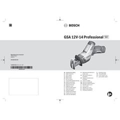  12V System Bosch Akku-Säbelsäge GSA 12V-14, Solo Version, L-BOXX 12369150