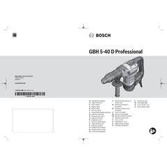  Bohrhämmer Bosch Bohrhammer mit SDS-max GBH 5-40 D 12369501