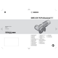 12V System Bosch Akku Winkelschleifer GWS 12V-76, mit 2 x 3.0 Ah Li-Ion Akku 12368927