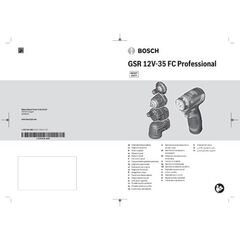  Akku Bohrschrauber Bosch Akku Bohrschrauber GSR 12V-35 FC, Solo Version, 4 Aufsätze, L-BOXX 12369399