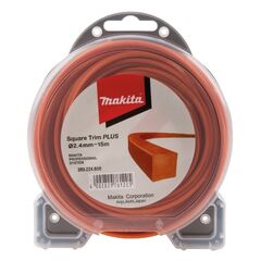  Mähfäden Makita Mähfaden 4kant 2,4 mm x 15 m 12424698