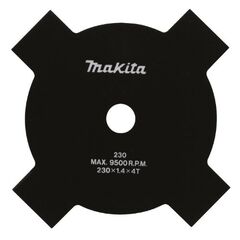  Messer und Blätter Makita 4-Zahn-Schlagmesser 230 x 25,4 mm 12424726