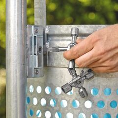  KNIPEX TwinKey® für gängige Schränke und Absperrsysteme KNIPEX 00 11 01 TwinKey® für gängige Schränke und Absperrsysteme 92 mm 12380306