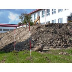  Mechanische Messtechnik Fluchtstäbe NESTLE Fluchtstab Stahlrohr Runde Rohrspitze, Länge 2m 12385545