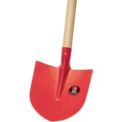  Idealspaten Schaufeln RUHR-BRILLANT Frankfurter Schaufel, rot pulverbeschichtet, mit Eschen-Langstiel 130 cm 12379985