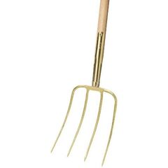  Idealspaten Gabeln IDEAL-Dunggabel, gold, Schienenzwinge, Nordstellung, Eschen-Langstiel 135 cm 12379763