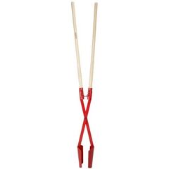  IDEAL-Erdlochausheber ”JUMBO“, rot pulverbeschichtet IDEAL-Erdlochausheber Jumbo E-Stiel, rot, Gr. 2 12379812