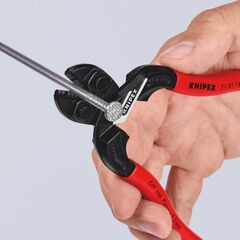  Bolzenschneider KNIPEX 71 31 200 CoBolt® Kompakt-Bolzenschneider mit Kunststoff überzogen schwarz atramentiert 200 mm 12380233