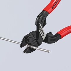  Bolzenschneider KNIPEX 71 31 200 CoBolt® Kompakt-Bolzenschneider mit Kunststoff überzogen schwarz atramentiert 200 mm 12380233