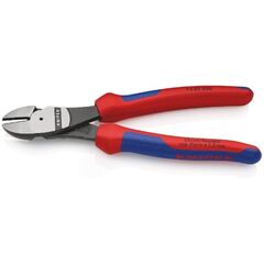  Schneidende Zangen Kraft-Seitenschneider KNIPEX 74 02 200 Kraft-Seitenschneider mit Mehrkomponenten-Hüllen schwarz atramentiert 200 mm 12380472