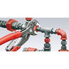  KNIPEX SmartGrip® Wasserpumpenzange mit automatischer Einstellung KNIPEX 85 01 250 SmartGrip® Wasserpumpenzange mit automatischer Einstellung mit rutschhemmendem Kunststoff überzogen grau atramentiert 250 mm 12380293