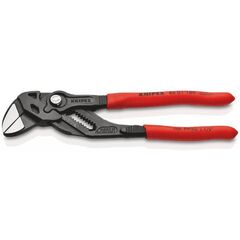  Zangenschlüssel Zange und Schraubenschlüssel in einem Werkzeug KNIPEX 86 01 180 Zangenschlüssel Zange und Schraubenschlüssel in einem Werkzeug mit Kunststoff überzogen schwarz atramentiert 180 mm 12380286