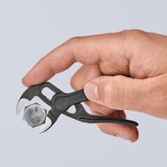 Rohr- und Wasserpumpenzangen KNIPEX 87 00 100 Cobra® XS aufgeprägte, raue Oberfläche grau atramentiert 100 mm 12380292