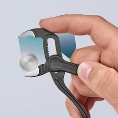  Rohr- und Wasserpumpenzangen KNIPEX 87 00 100 Cobra® XS aufgeprägte, raue Oberfläche grau atramentiert 100 mm 12380292