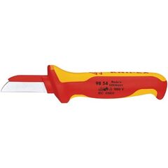  Isolierte Werkzeuge Kabelmesser KNIPEX 98 54 Kabelmesser isolierender Mehrkomponenten-Griff, VDE-geprüft 190 mm 12380226