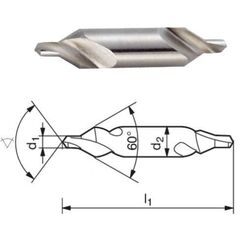  Dreh-Zubehör Zentrierbohrer ELMAG Zentrierbohrer DIN 333 Form A Bohr. Ø 1,60 x Schaft. Ø 4,00mm 12421598