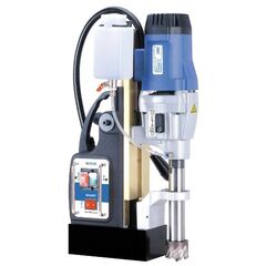  Magnetbohrmaschinen - Serie MAGPRO ELMAG Magnetbohrmaschine SET MAGPRO 35, PVC-Koffer, Werkzeugaufnahme Weldon 19 mm inkl. Zahnkranzbohrfutter u. Adapter 12422994
