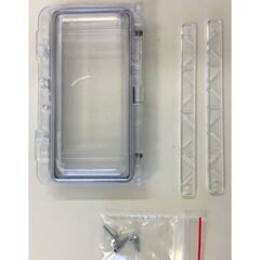  Zubehör für Stromerzeuger ELMAG Klappdeckel IP 54, 6 Einheiten transparent 12423033
