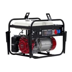  Serie IP54 - Ideal für Baustellenanwendung ELMAG Stromerzeuger SEBS 8054WDE/25-AVR-IP54-DGUV-B-BGBAU m. H-Motor GX390 (semi-schallgedämmt) E-Start u. wartungsfr. Batterie 12423944