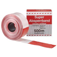  Warnartikel + Verkehrsleitkegel Baustellen-Absperrband 80 mm, 100 m, rot/weiß geblockt 12391884